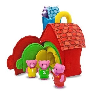 Melissa And Doug Three Little Pigs Play Set Soft Toy