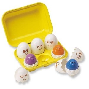 Tomy Hide And Squeak Eggs Sorting Toy